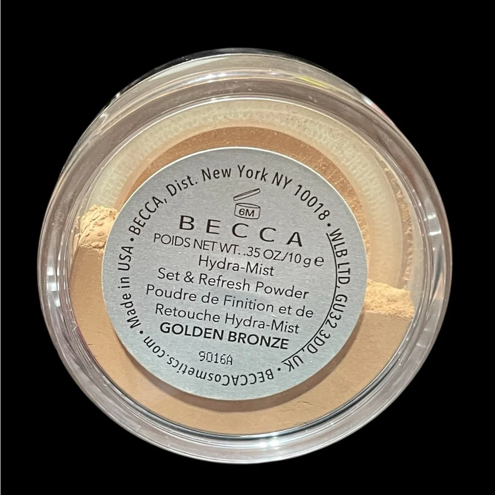 BECCA Hydra Mist Set and Refresh Powder Golden Bronze New Sealed